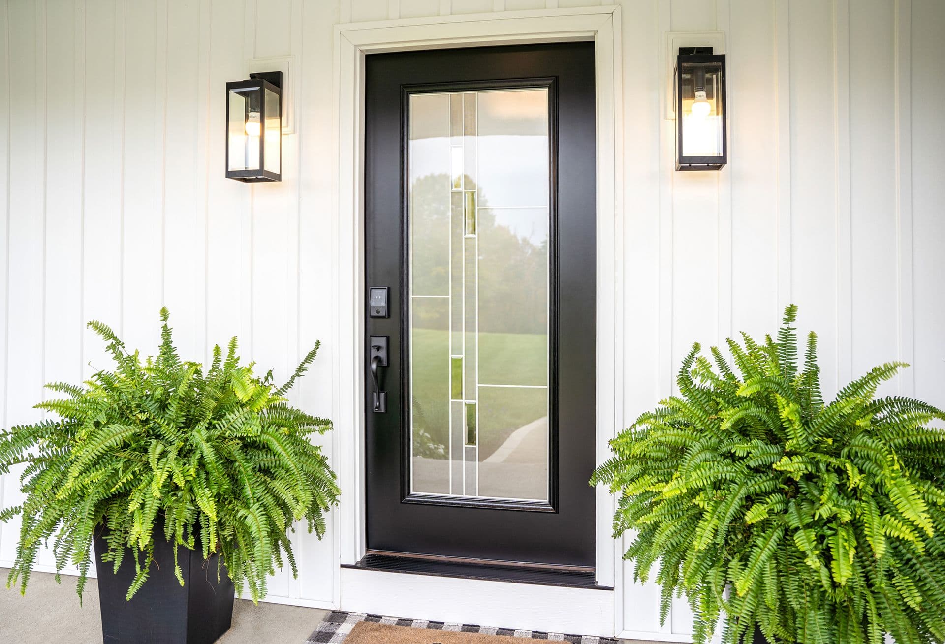 Door With Large Glass Insert